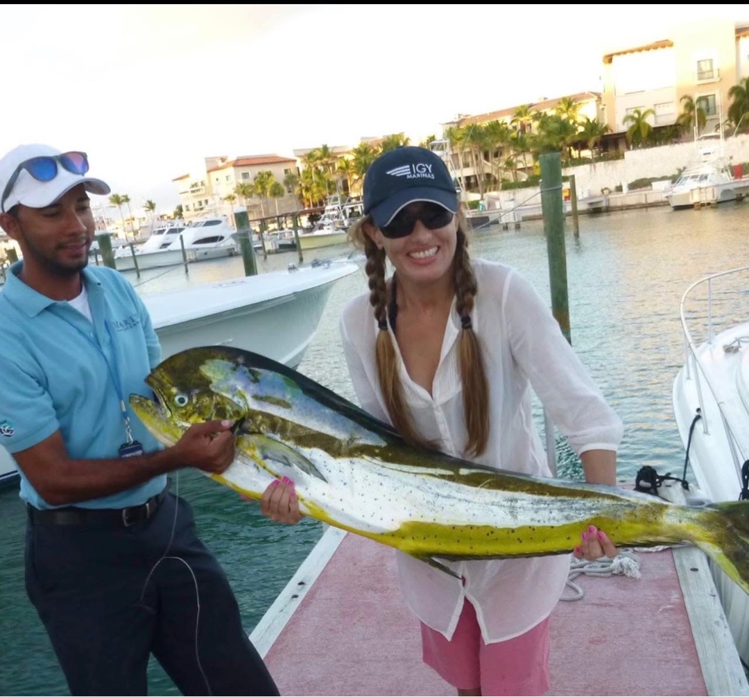 Dorado catch at Cap Cana Marina